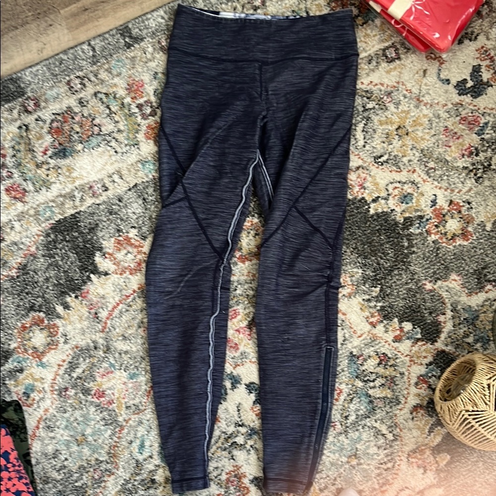 Lululemon denim type Navy Blue Leggings